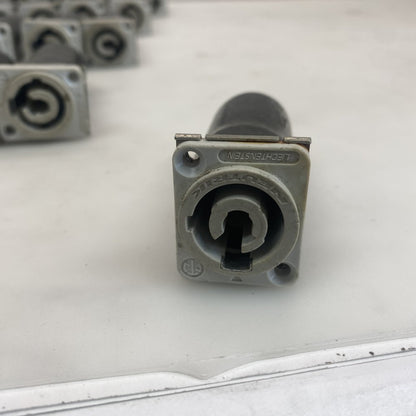 Joblot of 39 Neutrik Speakon NL4 Panel Cable Connectors Locking Speaker Plugs
