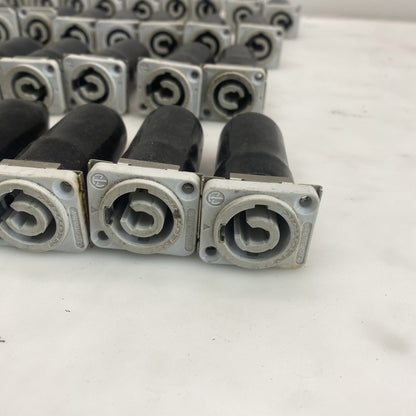 Joblot of 39 Neutrik Speakon NL4 Panel Cable Connectors Locking Speaker Plugs