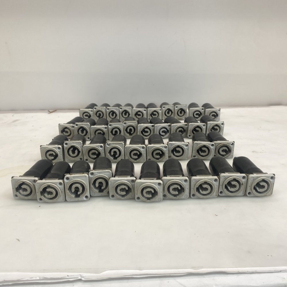 Joblot of 39 Neutrik Speakon NL4 Panel Cable Connectors Locking Speaker Plugs
