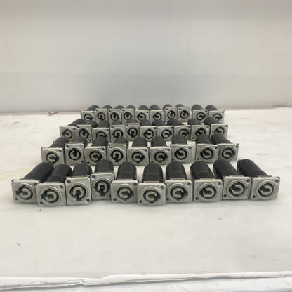 Joblot of 39 Neutrik Speakon NL4 Panel Cable Connectors Locking Speaker Plugs