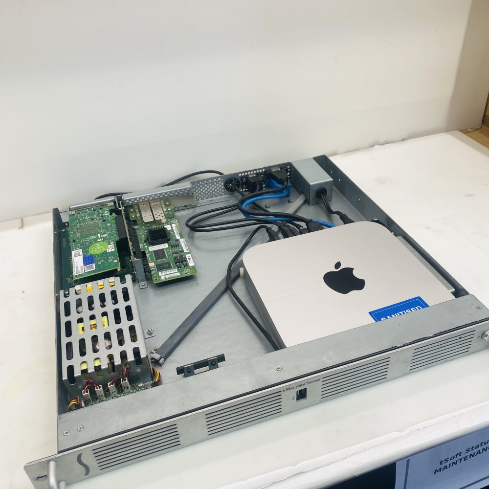 xMac Mini Server Rackmount for Apple Mac Mini inc. i5-2415M 8GB 480GB