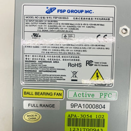 FSP Group FSP100-50LG 100W Active PFC Server Power Supply Grade A