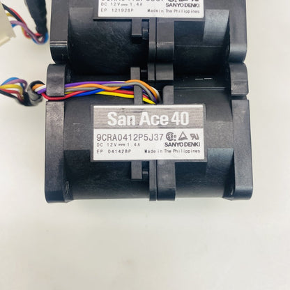 Sanyo Denki San Ace 40 9CRA0412P5J37 DC 12V Blower Fan Lot of 4 Grade A