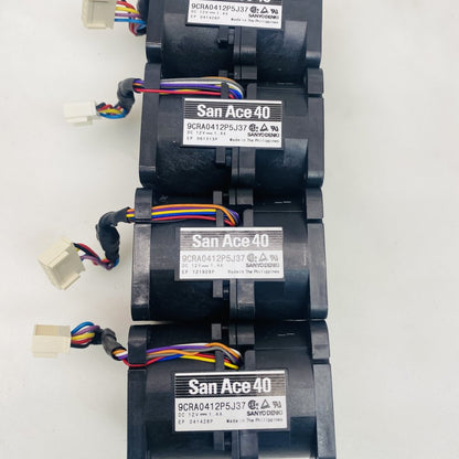 Sanyo Denki San Ace 40 9CRA0412P5J37 DC 12V Blower Fan Lot of 4 Grade A