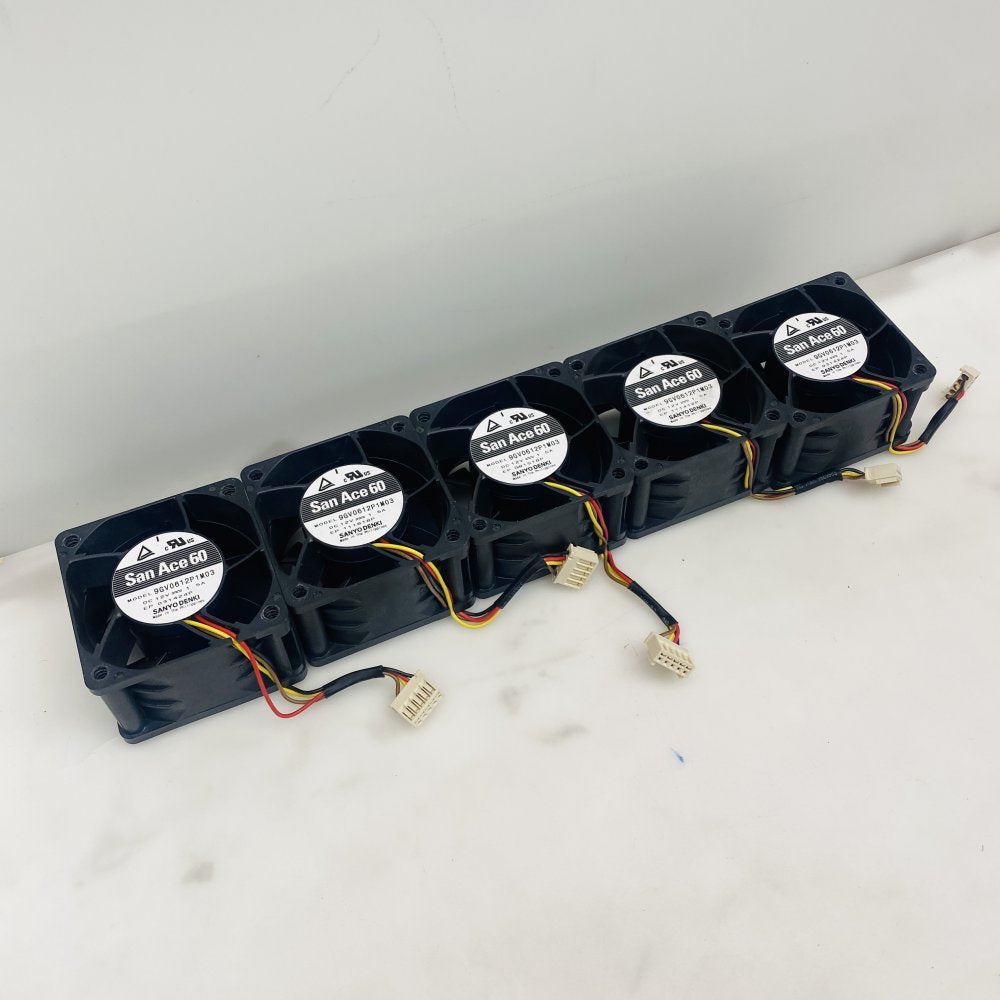 5 x Sanyo Denki San Ace 60 9GV0612P1M03 60mm DC Cooling Fan 12V 1.5A Grade A