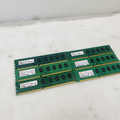 DDR3 4GB 1066MHz PC3-8500 UDIMM B473B841 RAM - Lot of 6 Grade A