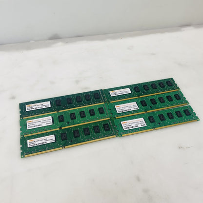 DDR3 4GB 1066MHz PC3-8500 UDIMM B473B841 RAM - Lot of 6 Grade A