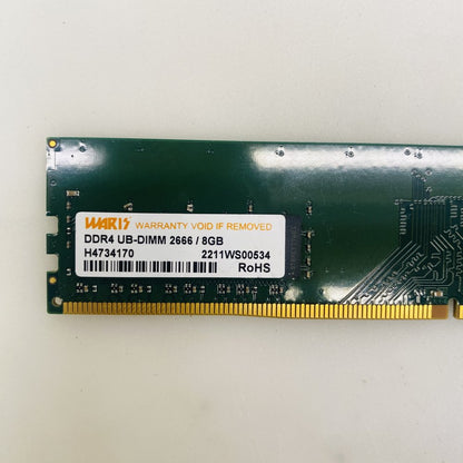 WARIS H4734170 8GB DDR4 2666MHz UDIMM Desktop RAM Grade A