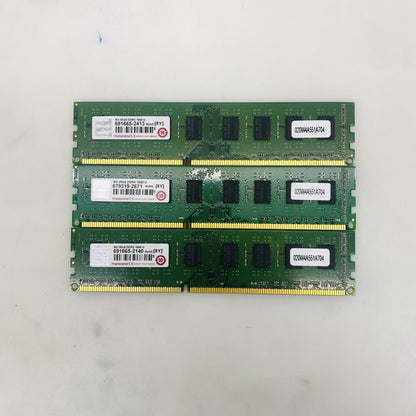 Transcend 3x 8GB DDR3 1600MHz PC3-12800 Unbuffered Desktop RAM Grade A