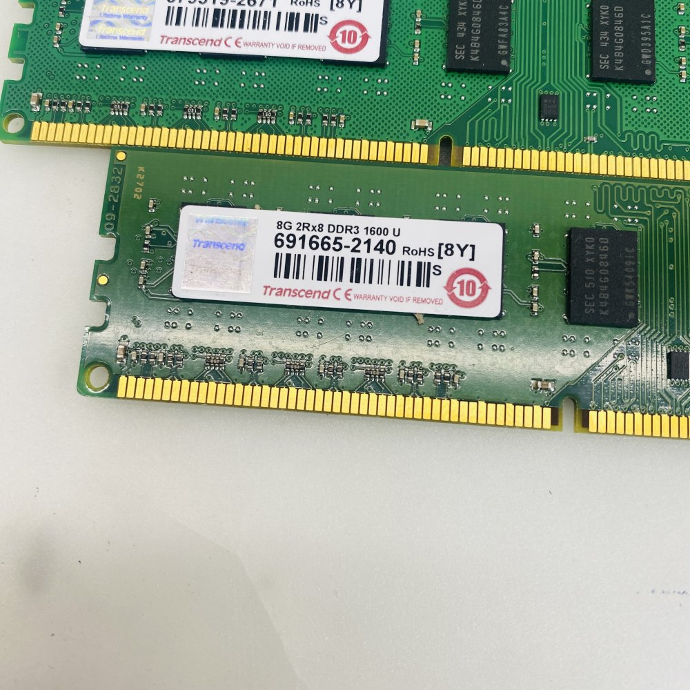 Transcend 3x 8GB DDR3 1600MHz PC3-12800 Unbuffered Desktop RAM Grade A