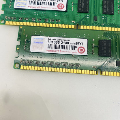 Transcend 3x 8GB DDR3 1600MHz PC3-12800 Unbuffered Desktop RAM Grade A