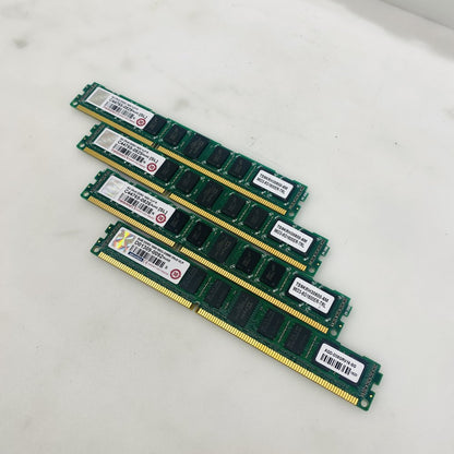 Transcend C44765-0825 8GB DDR3-1600 RDIMM VLP Registered Lot of 4 Grade A