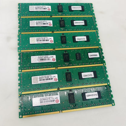Transcend 2GB DDR3-1600 REG 1Rx8 Server RAM Modules Lot of 6 Grade A