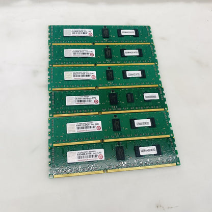 Transcend 2GB DDR3-1600 REG 1Rx8 Server RAM Modules Lot of 6 Grade A