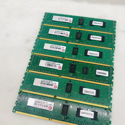 Transcend 2GB DDR3-1600 REG 1Rx8 Server RAM Modules Lot of 6 Grade A