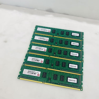 Transcend 2GB DDR3 1600MHz (PC3-12800) 1Rx8 DIMM Lot of 5 Grade A