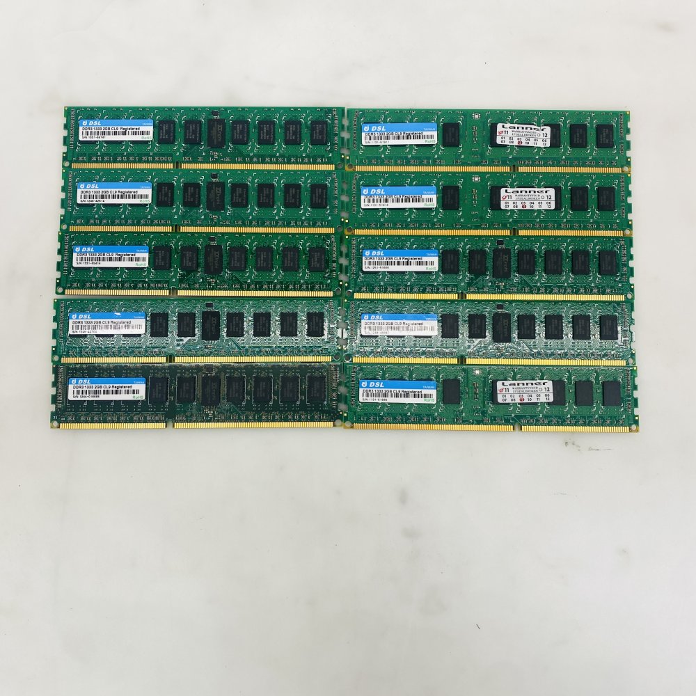 DSL DDR3 1333MHz 2GB CL9 Registered RDIMM Server Memory Module x10 Grade A