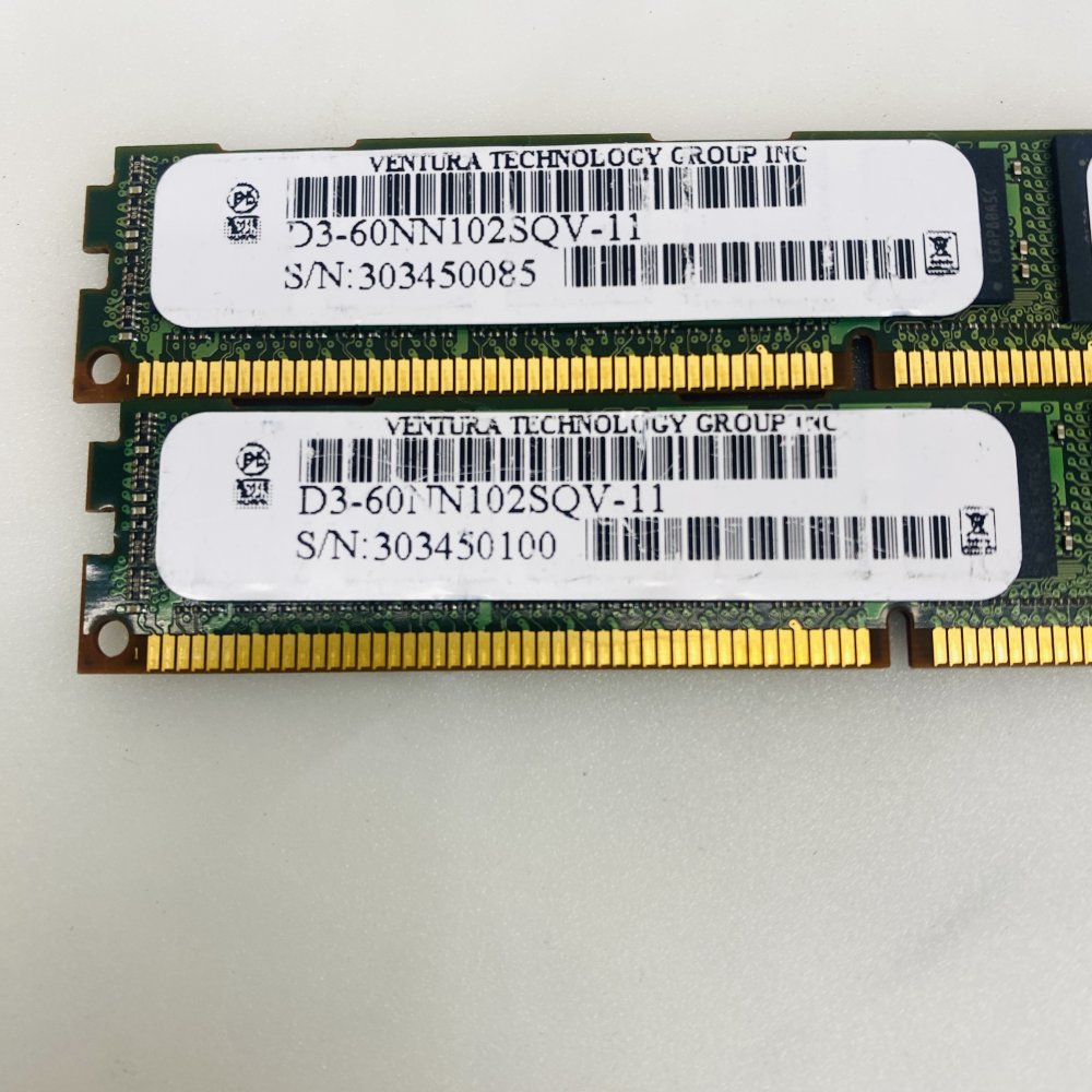 Ventura Technology D3-60NN102SQV-11 RAM DIMM Pair (2) Grade A