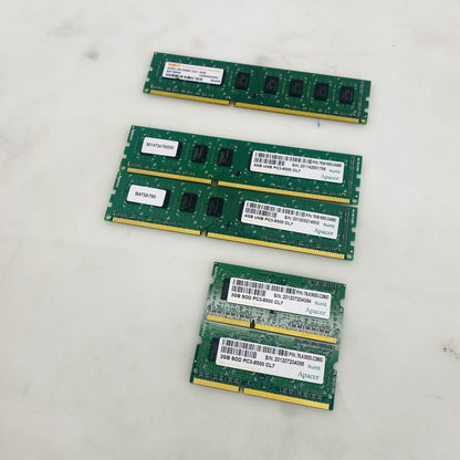 Apacer DDR3 PC3-8500 RAM Lot - 2x4GB UDIMM + 2x2GB SODIMM CL7 Grade A