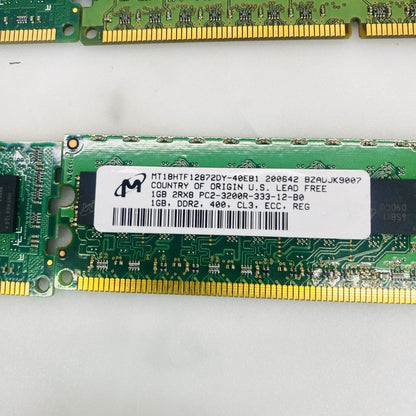 Lot 18x ECC Registered RDIMM RAM Apacer Kingston Micron WARIS DDR2/DDR3 Grade A
