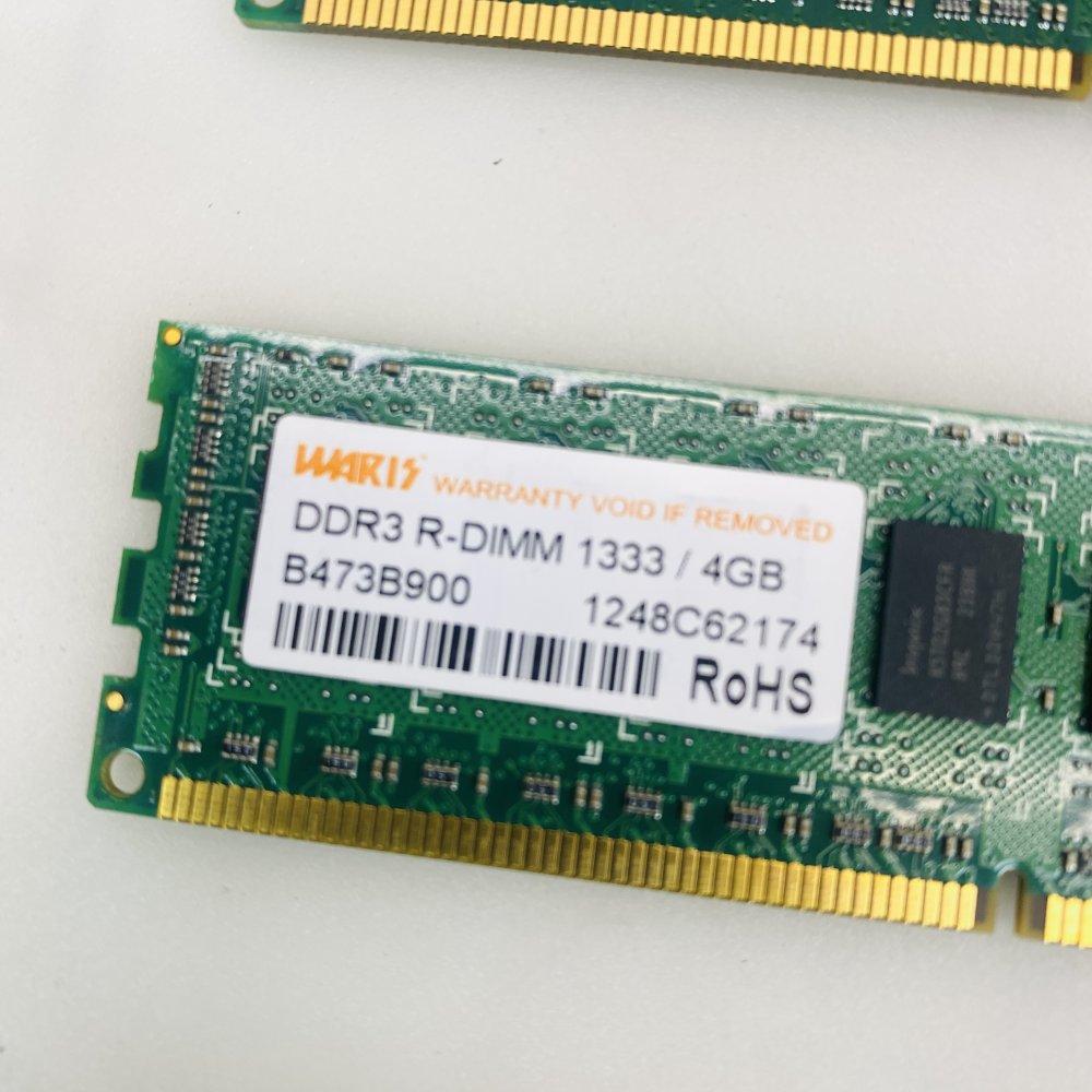 Lot 18x ECC Registered RDIMM RAM Apacer Kingston Micron WARIS DDR2/DDR3 Grade A