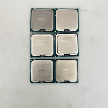 Lot of 6 Intel Pentium E6500 2.93GHz CPU Processors LGA775 Grade A