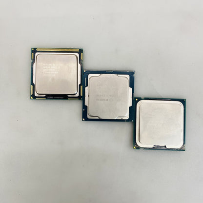 Lot of 3 Intel CPUs - Xeon E-2176G, Core i5-750, Celeron Grade A