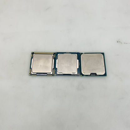 Lot of 3 Intel CPUs - Xeon E-2176G, Core i5-750, Celeron Grade A