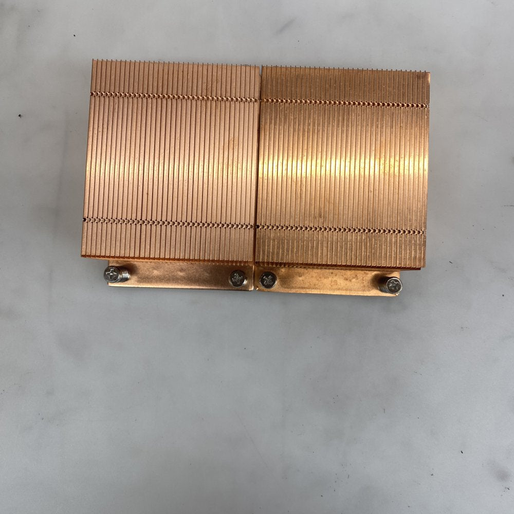 Copper Dual-Fin LGA 4189 Heatsink Pair w/ Mounting Springs Grade A