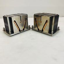 Set of 2 CPU LGA 4677 Heatsinks Copper Base Heatpipe Cooler Grade A
