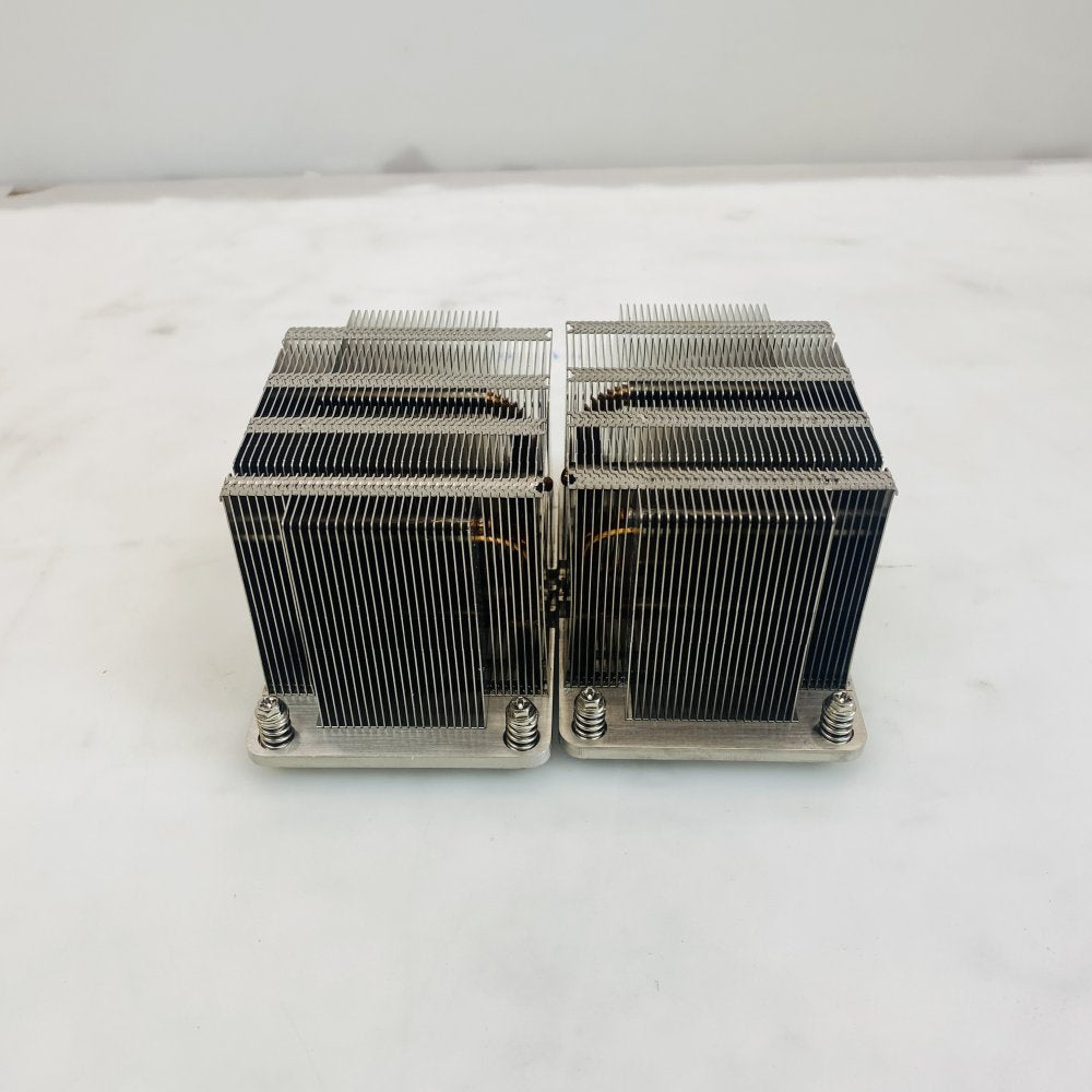 Set of 2 CPU LGA 4677 Heatsinks Copper Base Heatpipe Cooler Grade A