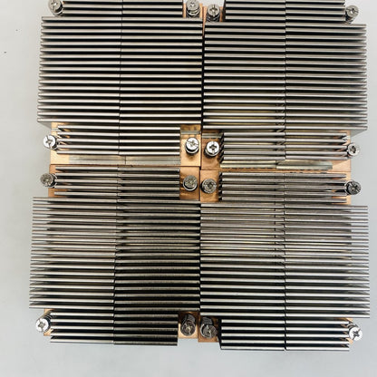 Lot of 4 Copper Quad Cold-Plate LGA 2011/2066 Heatsink Aluminum Fins Grade A