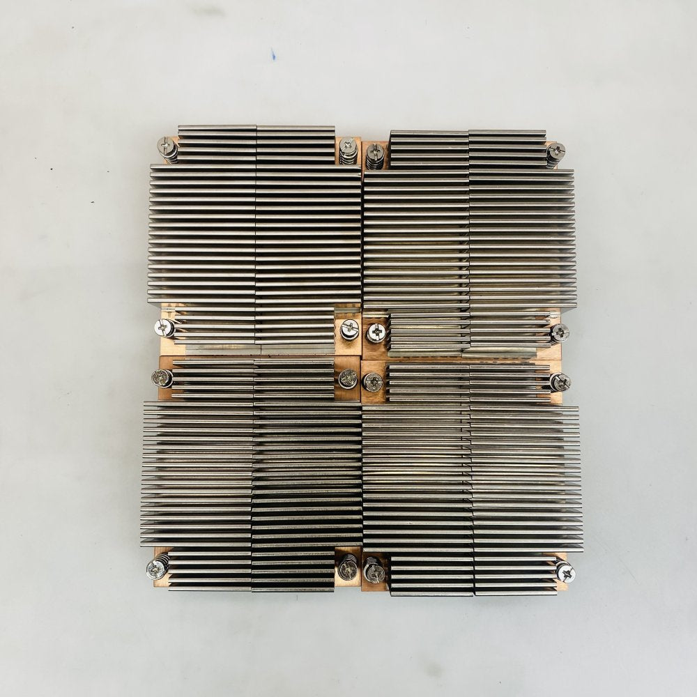 Lot of 4 Copper Quad Cold-Plate LGA 2011/2066 Heatsink Aluminum Fins Grade A
