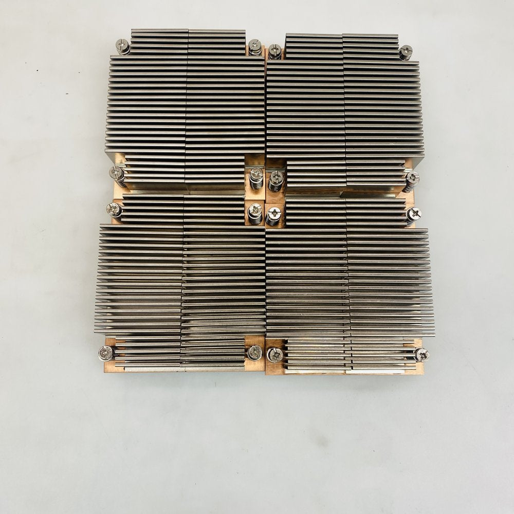 Lot of 4 Copper Quad Cold-Plate LGA 2011/2066 Heatsink Aluminum Fins Grade A