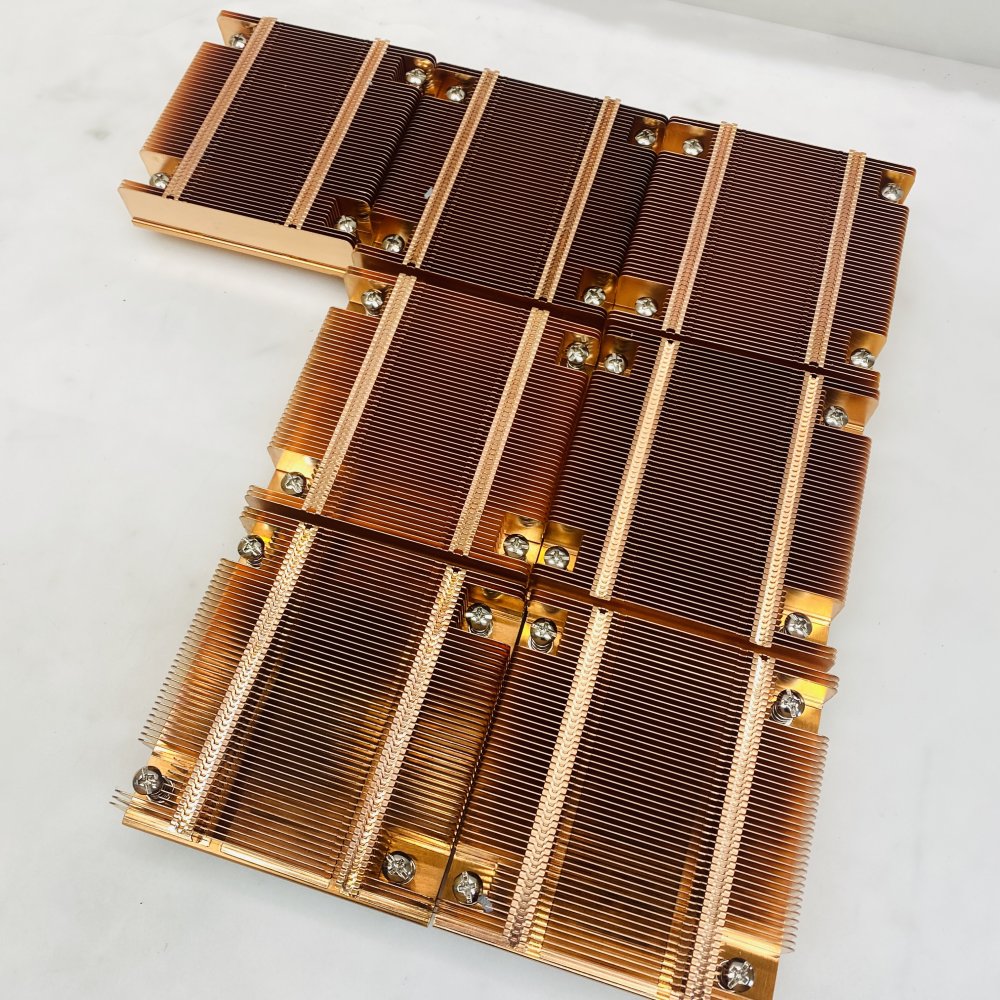 Lot of 7 Intel LGA 3647 Socket P Copper Server Heatsinks 76.2mm Mount Grade A