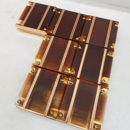 Lot of 7 Intel LGA 3647 Socket P Copper Server Heatsinks 76.2mm Mount Grade A