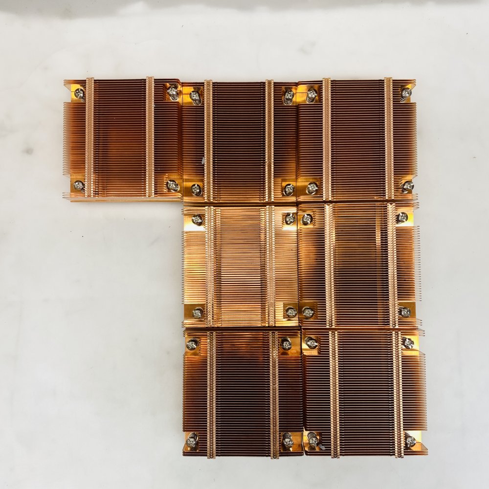 Lot of 7 Intel LGA 3647 Socket P Copper Server Heatsinks 76.2mm Mount Grade A
