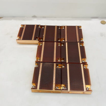 Lot of 7 Intel LGA 3647 Socket P Copper Server Heatsinks 76.2mm Mount Grade A