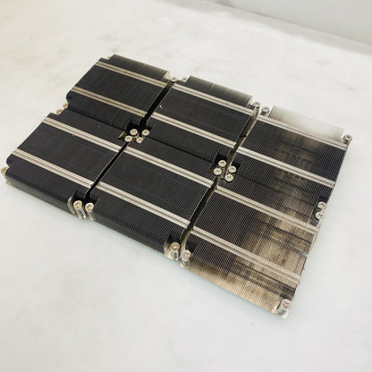 Large 6-Block Aluminum Finned Heatsink Assembly for CPU/GPU LGA 3647 Grade A