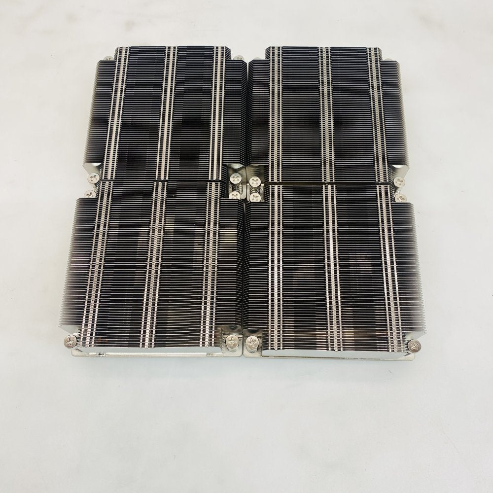 Quad CPU LGA 3647 Heatsink Assembly Copper Base Server Cooling Grade A