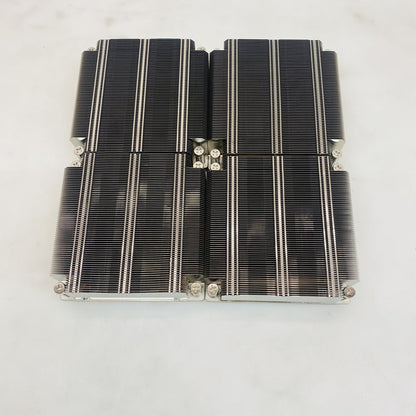 Quad CPU LGA 3647 Heatsink Assembly Copper Base Server Cooling Grade A