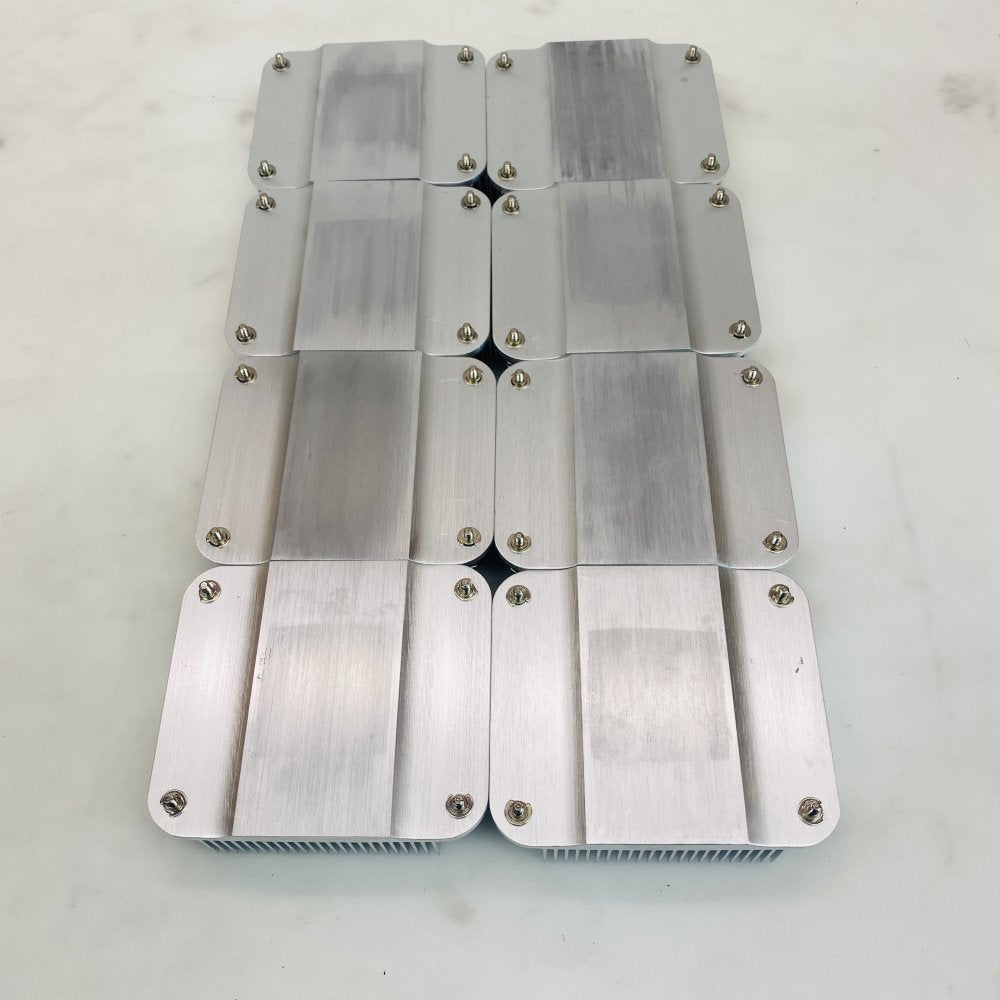 Aluminum CPU LGA 3647 Narrow Heatsink 6x with Spring Mounts Grade A