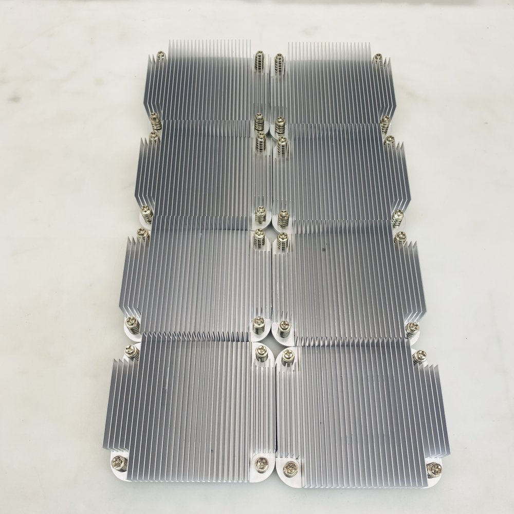 6 x OEM Desktop CPU Heat Sink - 90mm x 77mm Base - 95mm Diagonal Mounting Holes