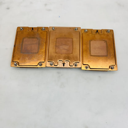 Copper CPU LGA 4189 Heatsinks Triple Module Cold Plate Assemblies Grade A