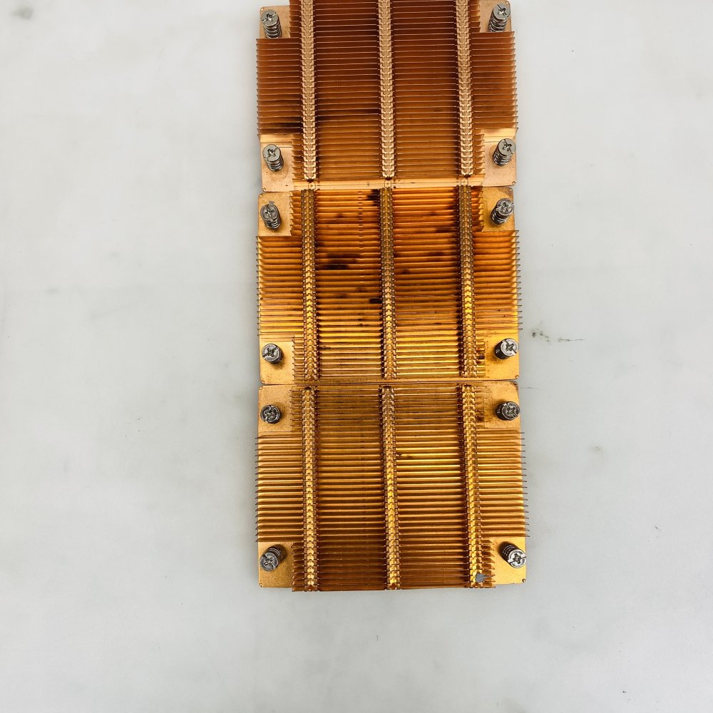 Copper CPU LGA 4189 Heatsinks Triple Module Cold Plate Assemblies Grade A