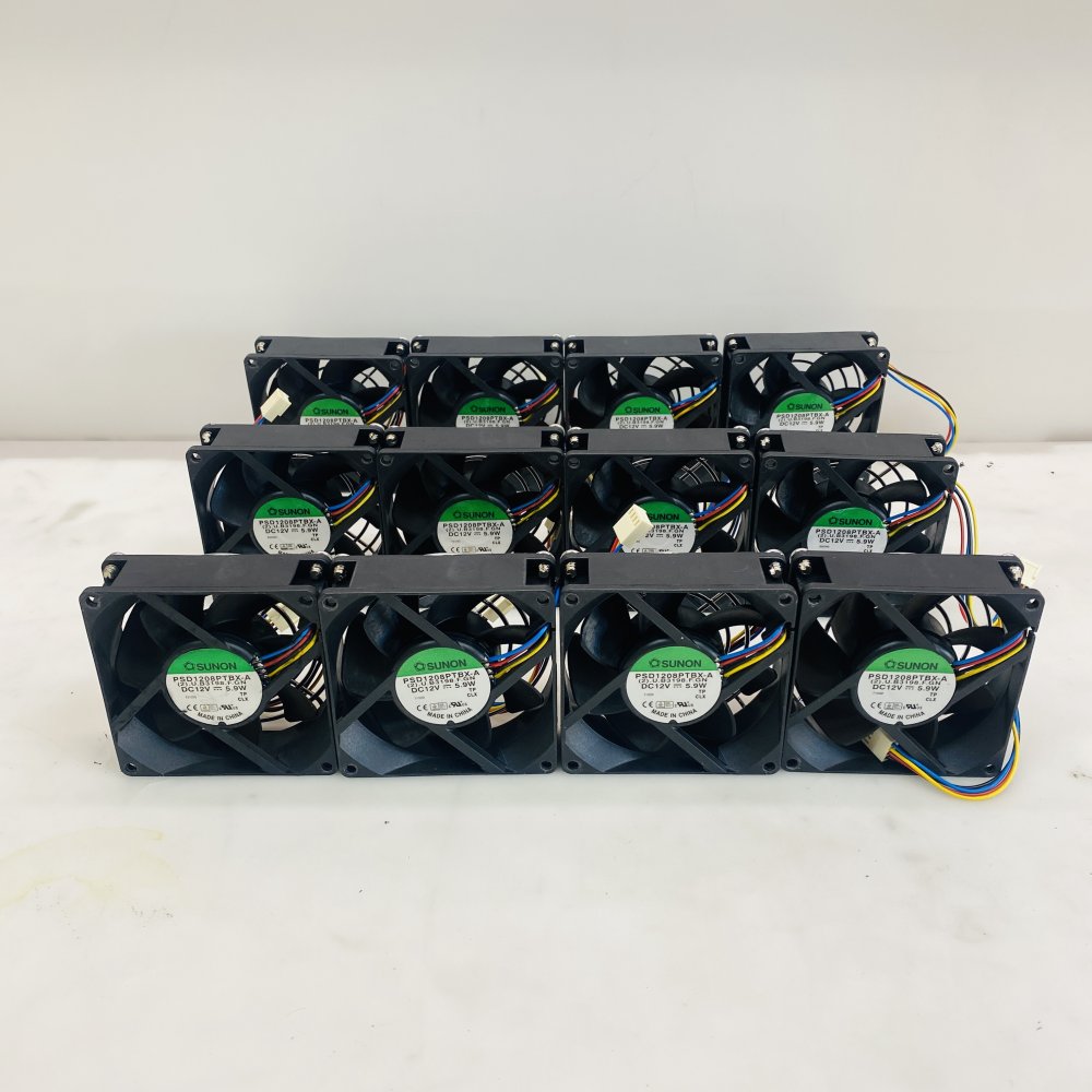 Sunon PSD1208PTBX-A DC 12V 5.9W 80x80x25mm 4-Pin PWM 12x Fan Grade A