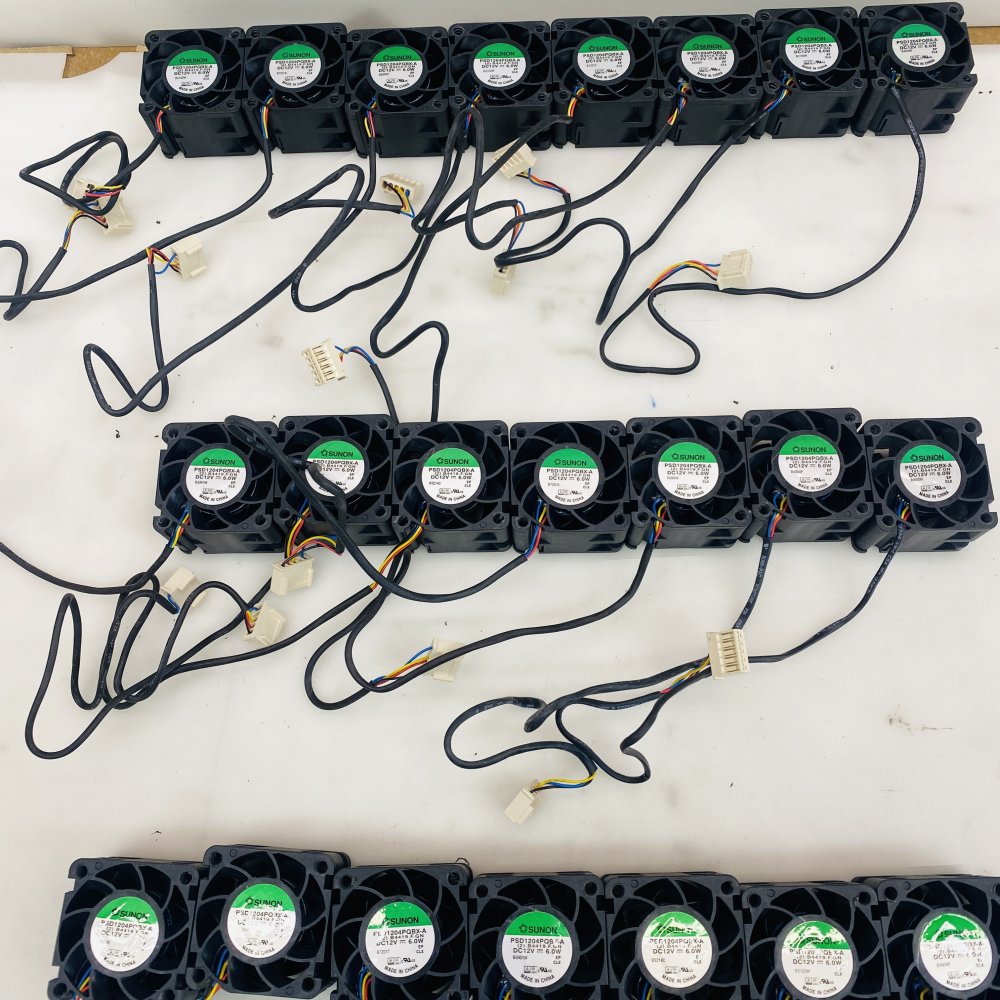 Sunon PSD1204PQBX-A DC 12V 6.0W 40x40x28mm 4-Pin PWM 22x Fan Grade A