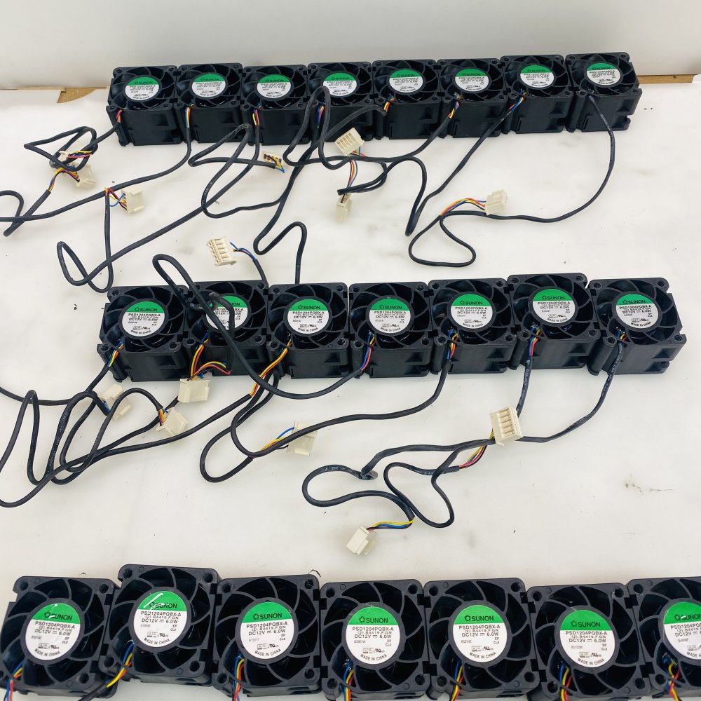 Sunon PSD1204PQBX-A DC 12V 6.0W 40x40x28mm 4-Pin PWM 22x Fan Grade A