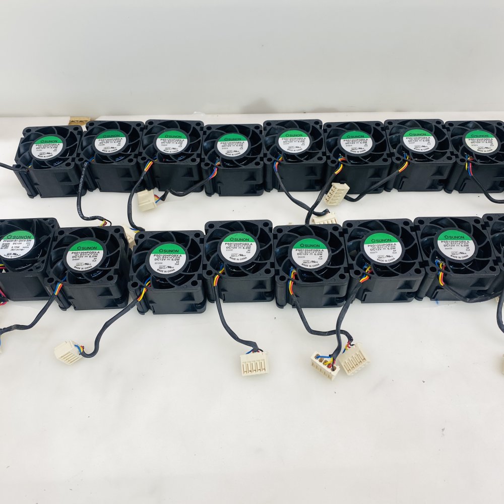 Lot of 18 Sunon PSD1204PQBX-A 12V 6.0W 40mm High Speed Server Fans Grade A