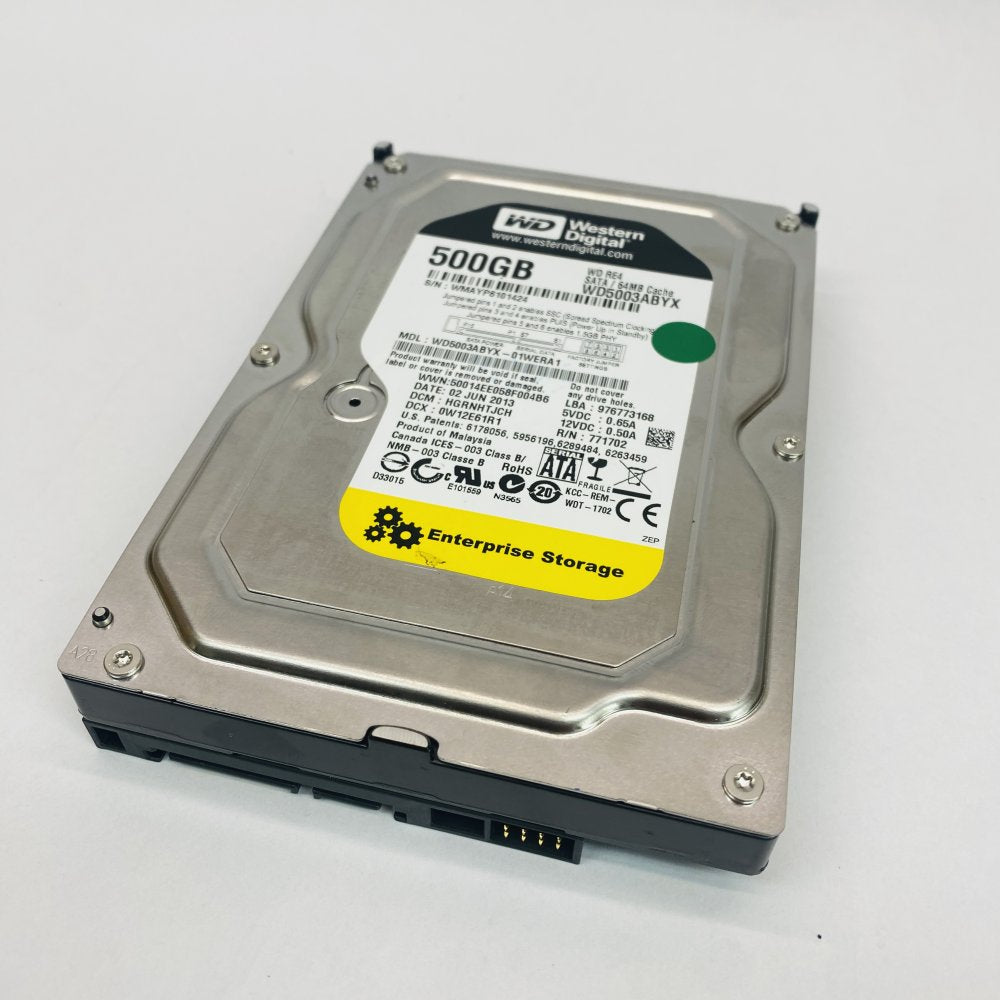 WD Western Digital WD5003ABYX 500GB RE4 SATA 3.5in Enterprise HDD Grade A